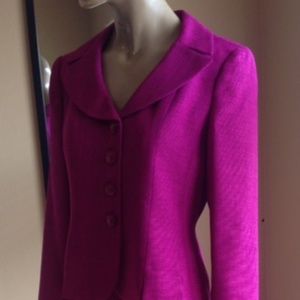 Le Suit Women's Skirt Suit - Purple EUC!